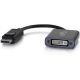 C2G 8in DP M to DVI F Active3D Blk