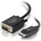 C2G 3' DP M to VGA M Black