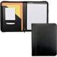 Samsill Leather Zip Padfolio Black