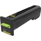 Lexmark Lex CX825 YL 22K Tnr Crtg