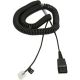 Jabra COILED MOD QD cord with RJ 45