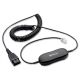 Jabra 2m Coiled QD to Mod Plug