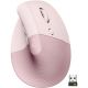 Logitech Lift Vertical Ergo Mouse-Rose