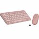 Logitech Pebble 2 Wrls Combo Rose