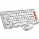 Logitech POP Icon Combo White Orange