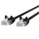Belkin 1' CAT5 Patch Black RJ45M M