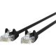 Belkin 30 ft CAT5 RJ45 Blk snagless