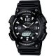 Casio Ana Digi Solar Watch Black