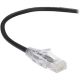 Black CAT6A 500 UTP PVC SG BK 7'