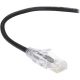 Black CAT6 250 UTP PVC SG BK 4'