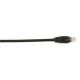 Black CAT6 250 UTP PVC MSG BK 5'
