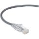 Black CAT6 STP GRAY SL BO OTS 18'