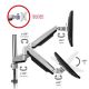 Siig Dual Monitor Desk Mount w USB