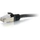 C2G 3FT CAT6 SNAGLESS STP CBL BLK