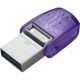Kingston 128GB DT 200MBs Dual USBA USBC