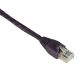 Black CAT6 SNGLS PRPL 3' 550 MHZ CBL