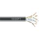 Black CAT5e 350MHz Solid Bulk Cable