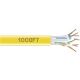 Black C6 550 UTP PVC YL 1000' PB