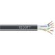 Black GIGATRUE 550 CAT6 1000' PVC