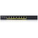 ZyXEL 8 Port Gig Web Mgd PoE Switch