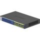 NETGEAR 16PT GB UNMNGED SWTCH W POE+