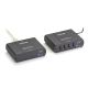 Black USB 2.0 EXT 4PT CATx LAN
