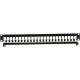 Black CAT7 Patch PNL 1U 24 Port