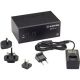 Black KVM Switch 2Port HDMI DualMon