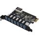 Siig USB 3.0 7-Port Ext PCIe Host