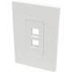 Eaton 2 Port Wall Plate Keystone