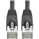 Eaton Cat6a Snagless Shielded BK 7ft