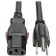 Eaton 2'Power Ext Cord 5 15P C13 Blk