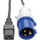 Eaton HeavyDuty Pwr Ext Cord 10' Blk