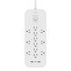 Belkin 12 OUTLET 6  CORD USB A C