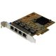 Startech.com 4ptPCIe Gb Ntwrk Adptr TAA