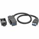 Eaton USB 3.0 Coupler M F Angled 1FT