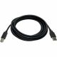 Black USB2 CBL Type A B MM 6'